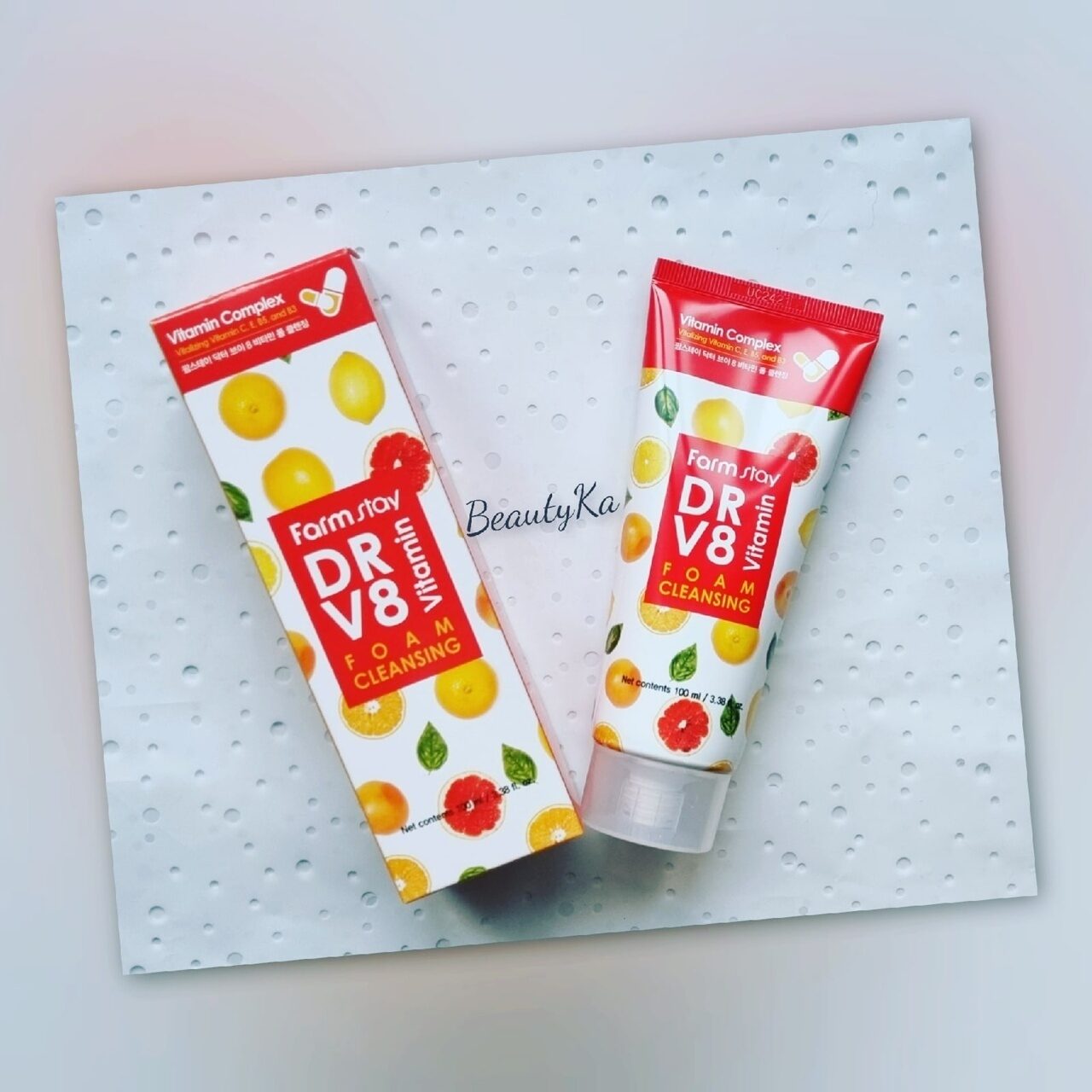 FarmStay DR V8 Vitamin Foam Cleansing